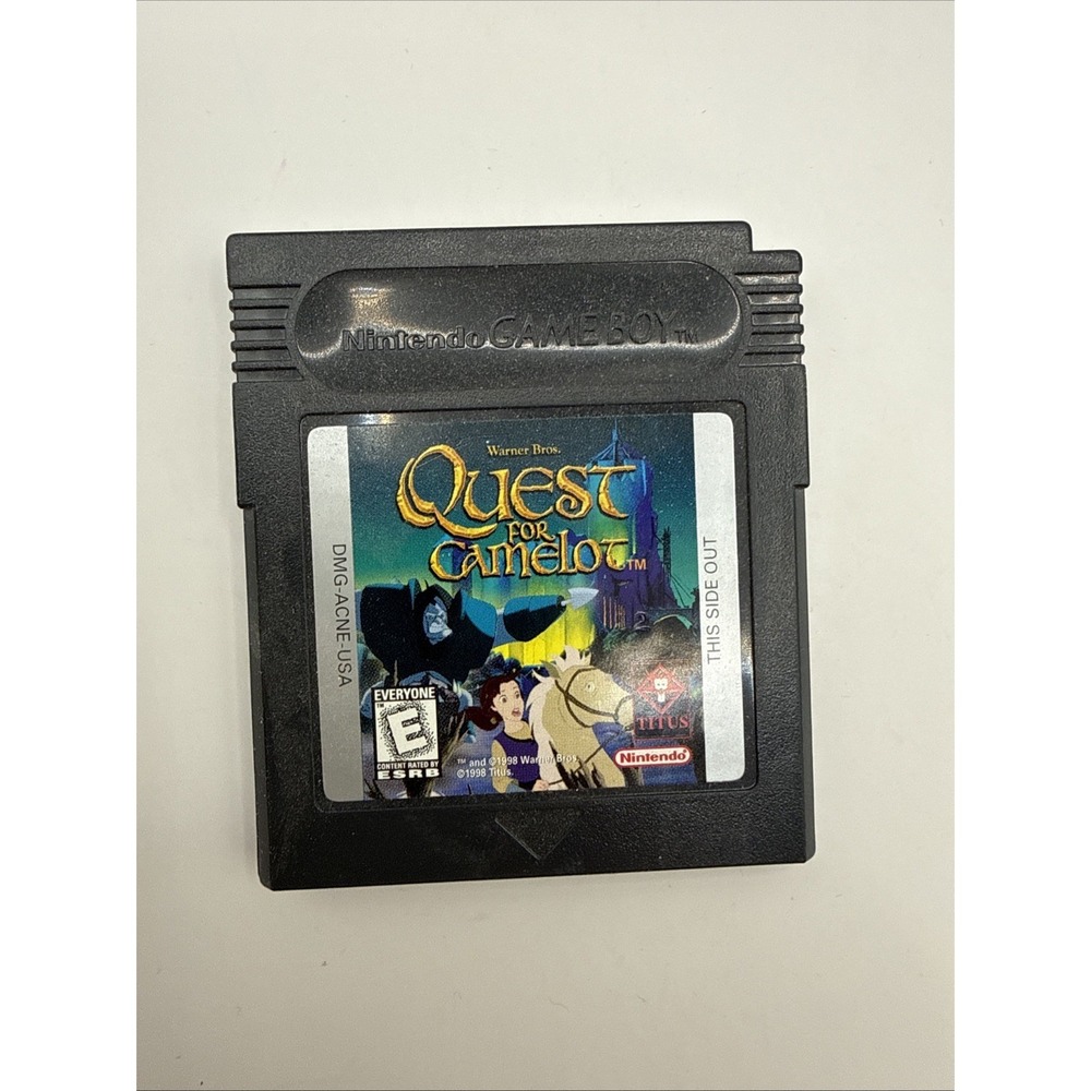 Nintendo Game Boy Color QUEST for CAMELOT Manual Tested Guaranteed!